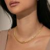 Buy cheap 18K Gold Plated Double Chain Necklace for Girls' Fashion Accessory Collection from wholesalers