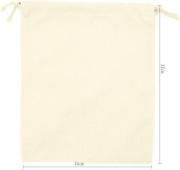 Buy cheap Lightweight durable Small Cotton Canvas Muslin Drawstring Bag Bags from wholesalers