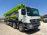 Zoomlion 56 Meter 2013 Concrete Pump Truck with 180 M3/H Productivity on Benz