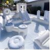 Buy cheap White Outdoor Inflatable Soft Play Equipment Playground Water Slide Pool For Kids from wholesalers