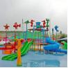 Buy cheap Family Interactive Splash Park Equipment Artistic With Closed Spiral Slide from wholesalers