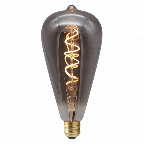 Buy cheap Smoky Grass Spiral Globe Filament Bulb 4w Special Shape 3 Years Warranty from wholesalers