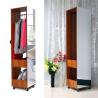 Buy cheap Multifunctional 180cm Movable Mirrored Wooden Clothes Wardrobe from wholesalers