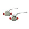 Buy cheap WZ Fast Delivery 304 316 Stainless Steel Oil Water Gas Medium Pneumatic Three Way Ball Valve from wholesalers