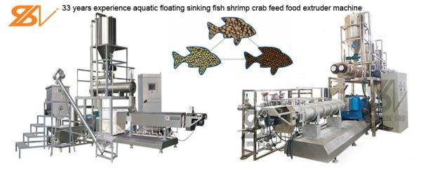 Buy cheap Industrial Floating Sinking Fish Feed Making Machine Pet Food Processing Line from wholesalers