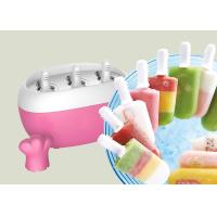 Buy cheap Compact Design Frozen Ice Pop Maker Pink Color 2 Or 3 Stick Slot Structure product