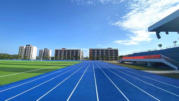 Buy cheap High Resistance Tartan Running Track Made Of Rubber Material Help Constructions from wholesalers