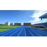 Buy cheap High Resistance Tartan Running Track Made Of Rubber Material Help Constructions from wholesalers