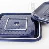 Buy cheap Glaze Blue Rectangle Ceramic Bakeware Sets 165oz Large Capacity OEM from wholesalers