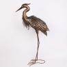 Buy cheap Iron Crane Vintage Animal Metal Garden Statues Add a Touch of Nostalgia to Your Garden from wholesalers