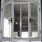 Powder Coated Aluminium Frame Casement Window Double Glazed 5mm+12A+5mm