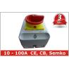 Buy cheap Waterproof IP65 Rotary Isolator Switch / 2 Pole 3 Pole Disconnect Switch from wholesalers