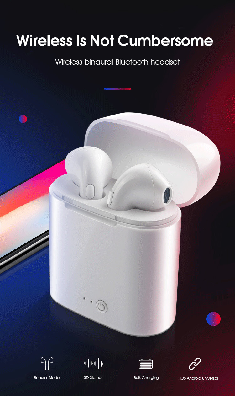 Wireless Bluetooth Headset,HD Stereo Bass in-Ear Wireless Headphones,Hands-Free Calling Earphones Sport Driving Earbuds