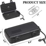 Watertight Crushproof Plastic Cigar Case IP67 210 X 166 X 90mm