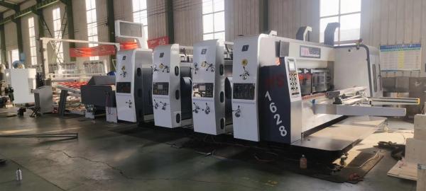Buy cheap Corrugated Cardboard Printing Slotting Die Cutting Machine Four Color from wholesalers