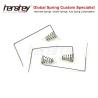 Buy cheap Steel Material Custom AA Battery Contact Spring Nickel Finish from wholesalers