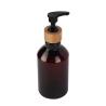 Buy cheap 200ml 300ml 500ml Amber PET Plastic Bottles Bathroom Shampoo And Conditioner Dispenser Set from wholesalers