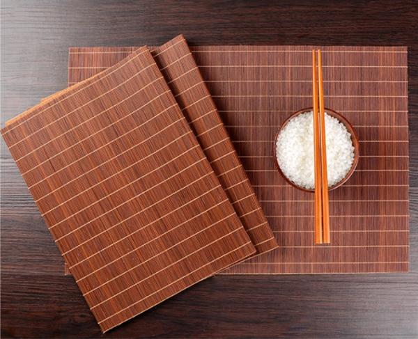 Buy cheap Eco Friendly 45x30cm 5mm Thick Woven Bamboo Placemats from wholesalers