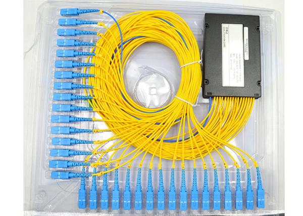 Buy cheap ABS Cassette Type Fiber Optic Splitter 1x32 Capacity 1260 - 1650nm Wavelength from wholesalers
