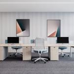 Support customization Commercial Office Furniture Two or Four-Person Staff Table