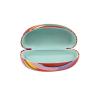 Buy cheap Fabric Stripe Large Custom Sun Glasses Case with Printed Logo from wholesalers