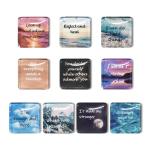 Personalized Diy Glass Magnetic Souvenir Set Multipurpose Durable 29*8.5mm