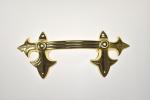 Gold Plating Plastic Coffin Handles Cremation Funeral Coffin Decoration