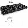 Buy cheap Lightweight Pet Rice 98 Cell Seed Tray Plastic Seed Germination Tray For Farm from wholesalers