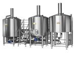 Electric Brewery 2500L Three Vessel Brewing System For Automatic Beer Fermentati