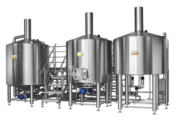Buy cheap Electric Brewery 2500L Three Vessel Brewing System For Automatic Beer Fermentation from wholesalers