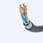 Vitreous Fibre Conductor Armour Sheath Fiber Optic Cable for Internet Cafe