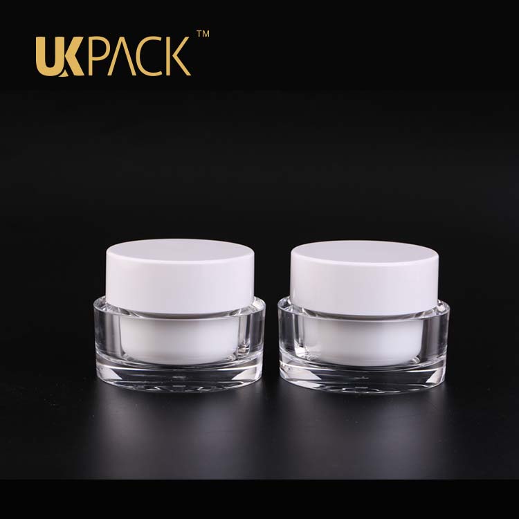 V7 Cream double-wall design Luxury packaging small ceramic Cream Jar