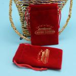 Promotion Handmade Beautiful Mini Felt Drawstring Packaging Velvet Pen Bag
