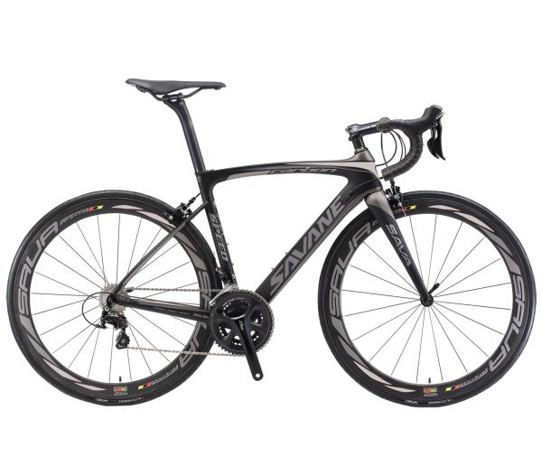 Buy cheap 8.5kg SAVA Carbon Road Bike 700c , T800 Carbon Fiber Racing Bike Double V Brake from wholesalers