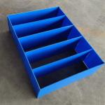 PP Blue Plastic Dividers Box Anti Pressure Lightweight Corrugated Plastic