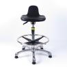 Buy cheap PU Foam Cushion Ergonomic ESD Chairs With Chrome Gas Lift And Aluminium Base from wholesalers
