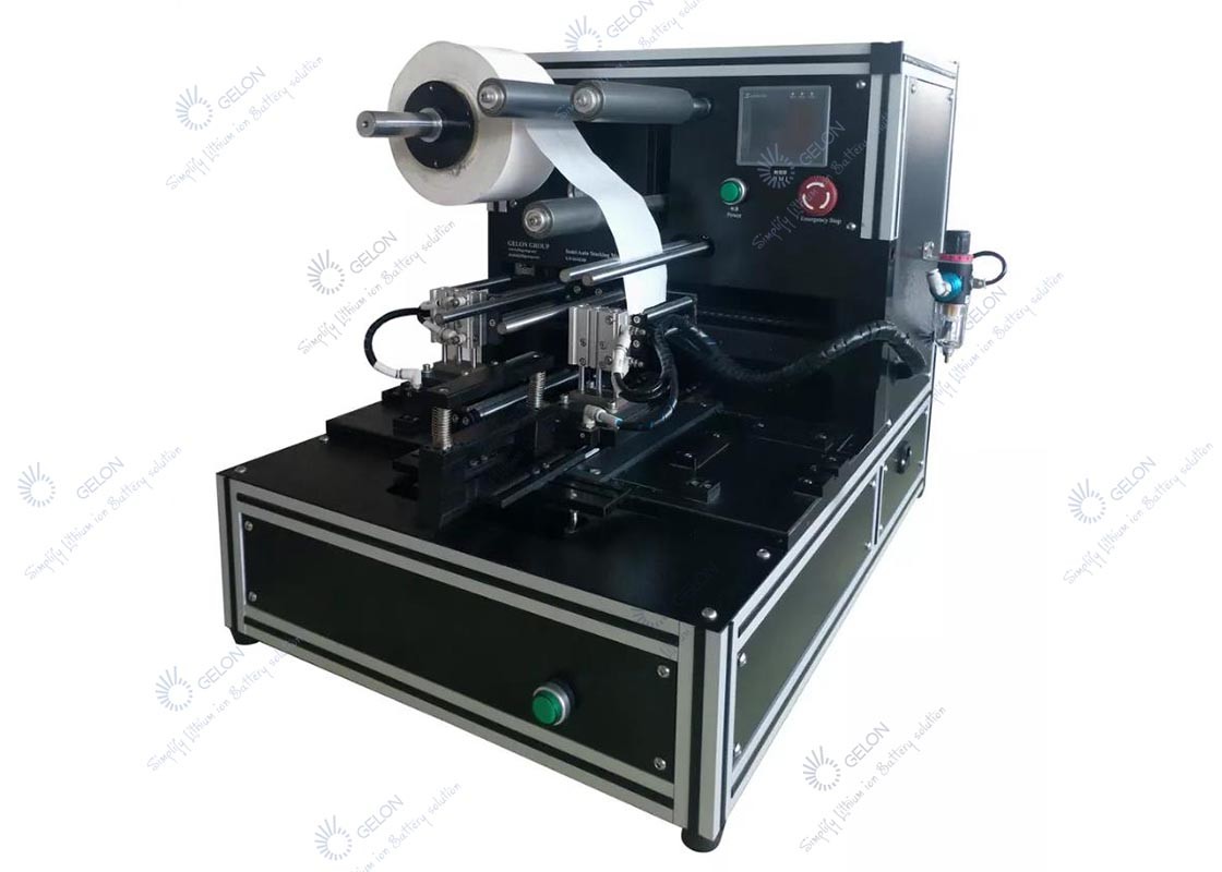 Semi Auto Desktop Battery Stacking Machine Z Shaped Laminated 12/S Piece