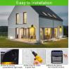 Buy cheap Waterproof IP65 0.5W Solar Motion Sensor Wall Light 3.7V 600mAh from wholesalers