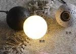 Pink And White Painting Simple Nordic Mordern Light Ball Chandelier Led Cement