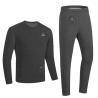 Buy cheap Winter Electric Heated Underwear Set Fleece Thermal Tops Pants Ski Heating Body Suit from wholesalers