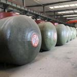 Fiberglass 60000 Liter Fuel Oil Storage Tank Double Wall 40c Underground