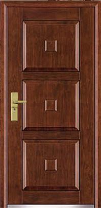 Buy cheap steel wood security armored door from wholesalers