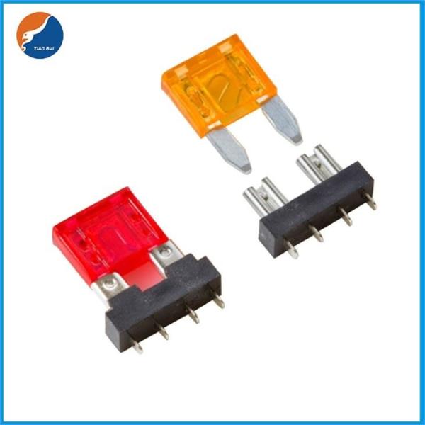 Buy cheap SL506P Auto Blade Fuse Holder ATN Mini Fuse Clip 15A With Tin Plated Brass Contact from wholesalers