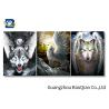 Buy cheap Angry Wolf Stock 3D Picture Lenticular Flip 0.6MM Thickness With Black MDP Frame from wholesalers