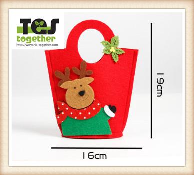 Buy cheap Christmas apple handbag/ Felt bag /Nonwovens/Festival /gift/child from wholesalers
