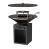 Buy cheap Corten Steel Wood Charcoal BBQ Grill With Removable Ash Catcher from wholesalers