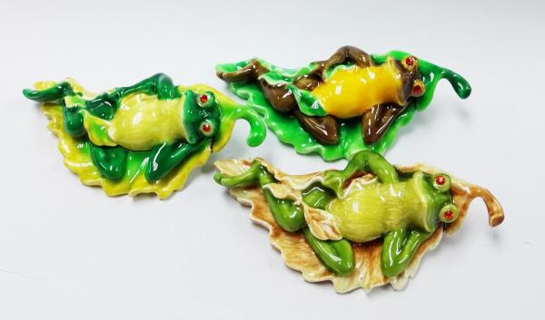 Buy cheap Frog enamel trinket jewelry box frog shape fancy jewelry gift box for Jewerly from wholesalers