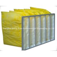 Buy cheap 810mm Width F7 Galvanized Frame Pocket Filter Bag product