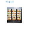 Buy cheap Vertical Glass Door Freezer 220V / 50Hz Transparent Fridge 2 . 02m Height from wholesalers