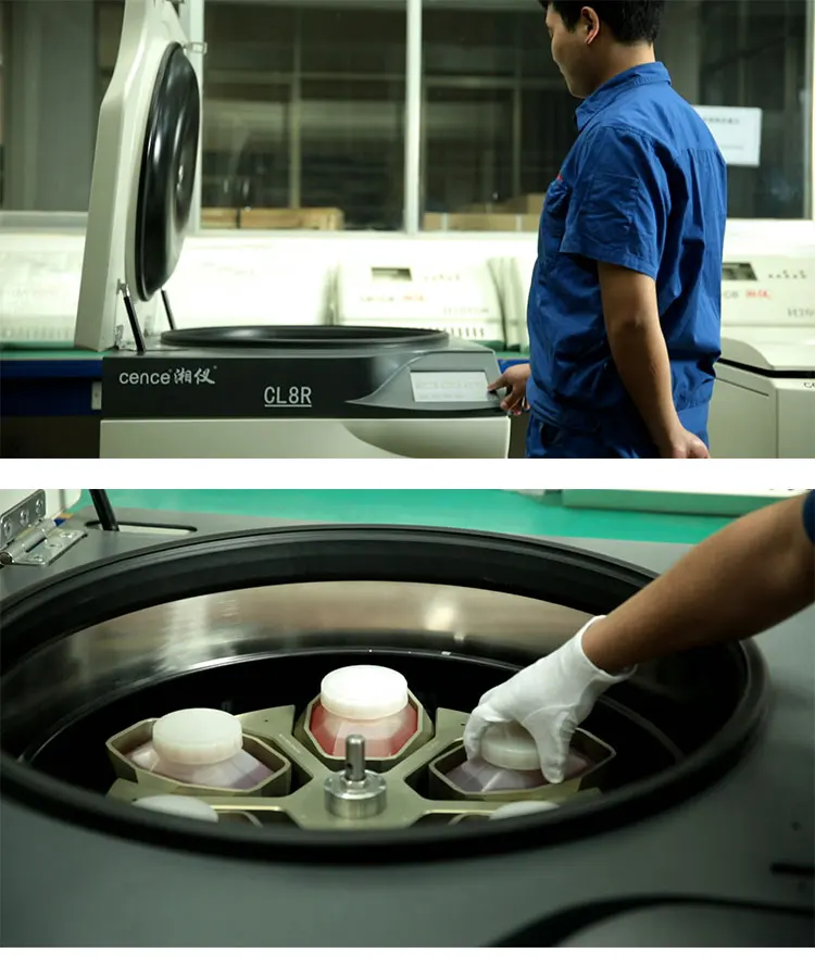 High Capacity Refrigerated Centrifuge CL8R 8x2000ml Swing Rotor for Blood Bank